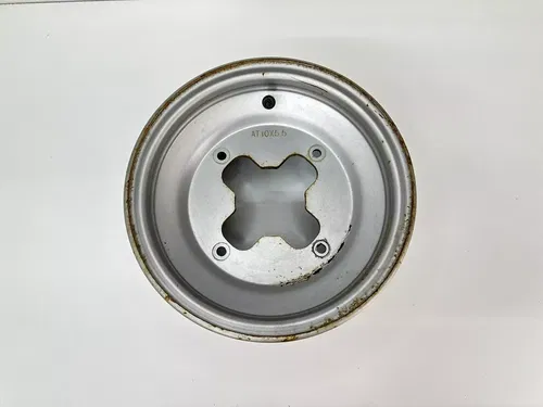 OEM 06-07 POLARIS 200 SAWTOOTH / 07-08 PHOENIX SILVER FRONT WHEEL RIM 10X5.5