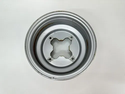 OEM 06-07 POLARIS 200 SAWTOOTH / 07-08 PHOENIX SILVER FRONT WHEEL RIM 10X5.5