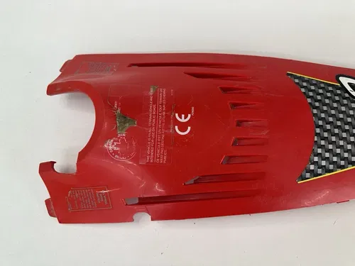 USED OEM 97-02 POLARIS 500 SCRAMBLER RED FRONT FENDER HOOD CENTER GRILL