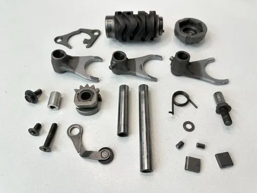 USED OEM 93 94 95 SUZUKI RM 125 RM125 TRANS GEAR SHIFT DRUM CAM & FORKS ASSY