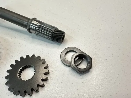 USED OEM 04-09 HONDA CRF250R ENGINE MOTOR BALANCER SHAFT WEIGHT & GEARS ASSY