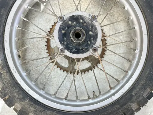 #3 OEM 90 1990 91 1991 HONDA CR125R CR125 CR 125 REAR 18" WHEEL RIM & HUB ASSY