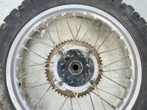 #3 OEM 90 1990 91 1991 HONDA CR125R CR125 CR 125 REAR 18" WHEEL RIM & HUB ASSY