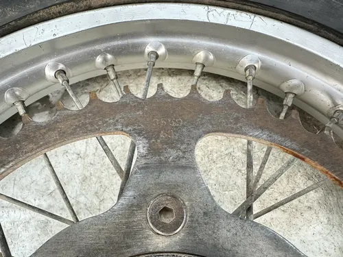 #3 OEM 90 1990 91 1991 HONDA CR125R CR125 CR 125 REAR 18" WHEEL RIM & HUB ASSY