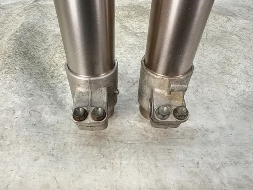USED OEM 00 01 SUZUKI DR-Z DRZ 400 S DRZ400S LEFT & RIGHT FRONT FORK FORKS SET
