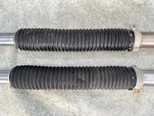 USED OEM 00 01 SUZUKI DR-Z DRZ 400 S DRZ400S LEFT & RIGHT FRONT FORK FORKS SET