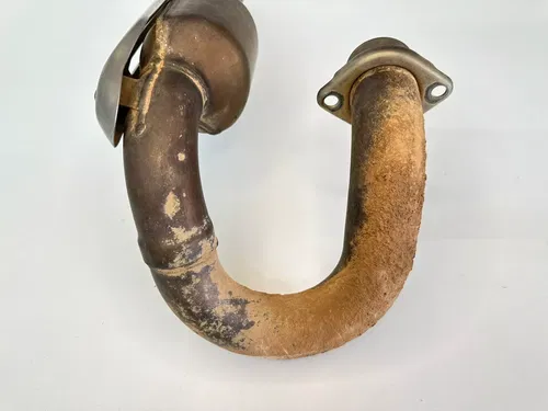 OEM 19 20 KAWASAKI KX 450 KX450 STOCK EXHAUST HEADER HEAD PIPE W HEAT SHIELD