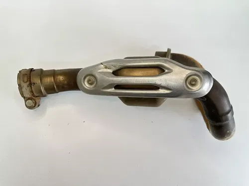 OEM 19 20 KAWASAKI KX 450 KX450 STOCK EXHAUST HEADER HEAD PIPE W HEAT SHIELD