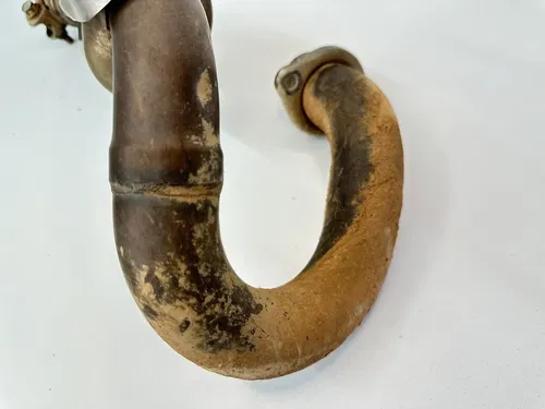 OEM 19 20 KAWASAKI KX 450 KX450 STOCK EXHAUST HEADER HEAD PIPE W HEAT SHIELD