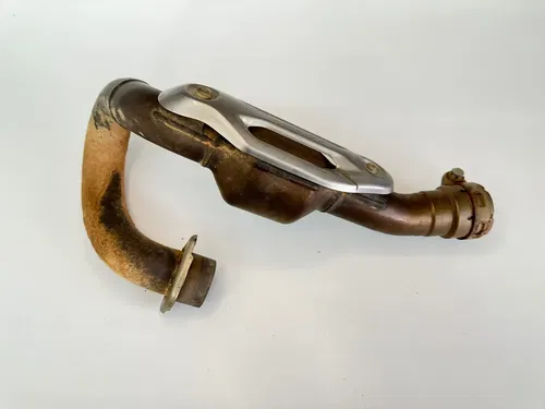 OEM 19 20 KAWASAKI KX 450 KX450 STOCK EXHAUST HEADER HEAD PIPE W HEAT SHIELD