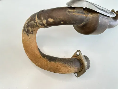 OEM 19 20 KAWASAKI KX 450 KX450 STOCK EXHAUST HEADER HEAD PIPE W HEAT SHIELD