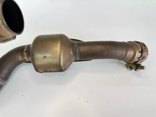 OEM 19 20 KAWASAKI KX 450 KX450 STOCK EXHAUST HEADER HEAD PIPE W HEAT SHIELD