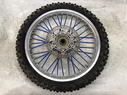 01-06 YAMAHA YZ 125 250 YZ250F YZ450F 21" FRONT WHEEL RIM HUB & BRAKE ROTOR ASSY