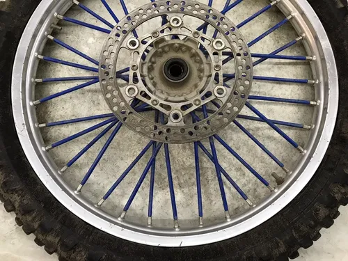 01-06 YAMAHA YZ 125 250 YZ250F YZ450F 21" FRONT WHEEL RIM HUB & BRAKE ROTOR ASSY