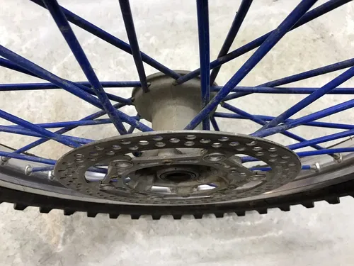 01-06 YAMAHA YZ 125 250 YZ250F YZ450F 21" FRONT WHEEL RIM HUB & BRAKE ROTOR ASSY