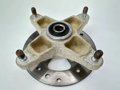 OEM 06-07 POLARIS 200 SAWTOOTH / 05-23 PHOENIX FRONT WHEEL RIM HUB W DISC ROTOR