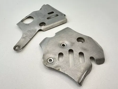 USED 01 02 03 04 05 YAMAHA YZ250F WR250F WORKS CONNECTION ALUMINUM FRAME GUARDS