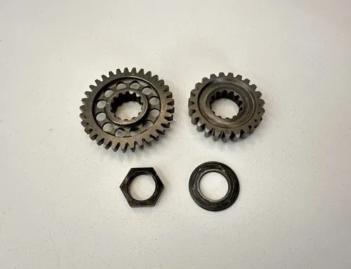 OEM 18-22 YAMAHA YZ450F WR250F CRANKSHAFT CLUTCH PRIMARY DRIVE GEARS & NUT