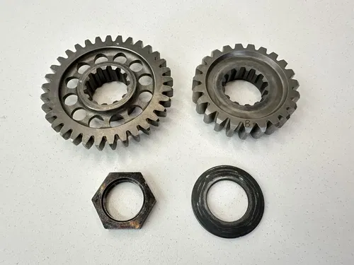 OEM 18-22 YAMAHA YZ450F WR250F CRANKSHAFT CLUTCH PRIMARY DRIVE GEARS & NUT