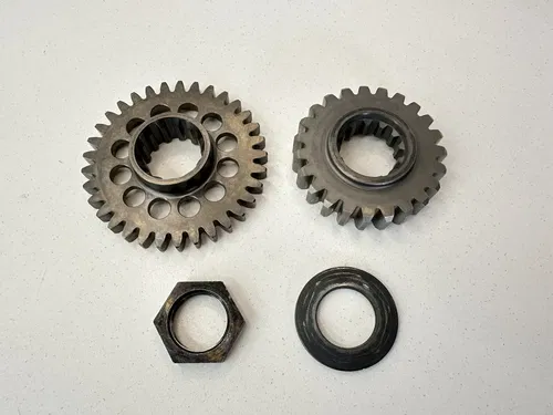 OEM 18-22 YAMAHA YZ450F WR250F CRANKSHAFT CLUTCH PRIMARY DRIVE GEARS & NUT
