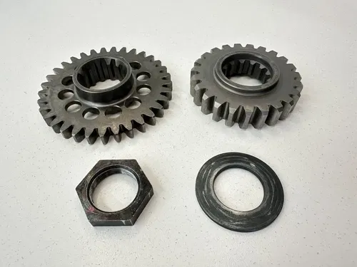 OEM 18-22 YAMAHA YZ450F WR250F CRANKSHAFT CLUTCH PRIMARY DRIVE GEARS & NUT