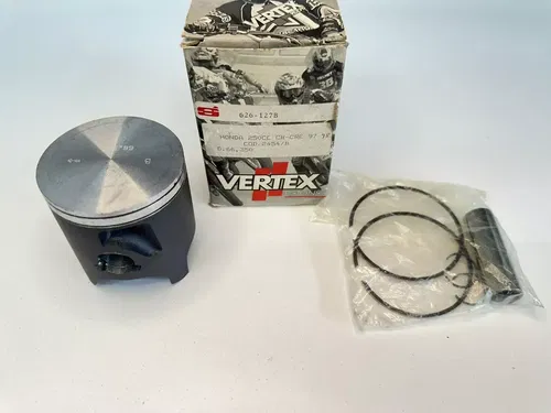 NEW 97-01 HONDA CR250R CR 250 VERTEX PISTON & RINGS KIT 66.350MM STD BORE 22581B
