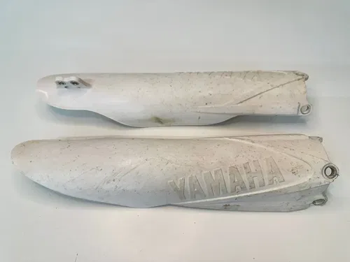 OEM 10-20 YZ250F YZ450F / 15-20 YZ 125 250 WHITE LOWER FORK GUARD COVERS SET