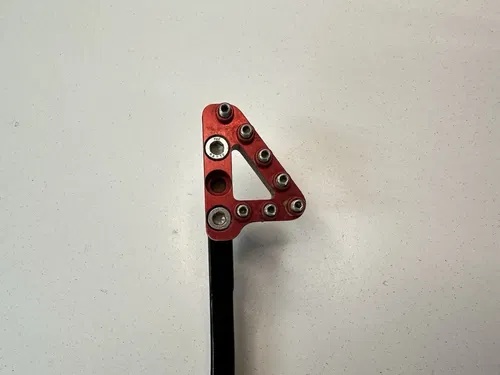 04-17 HONDA CRF250R / CRF250X HAMMERHEAD BLACK/RED REAR BRAKE PEDAL LEVER ARM