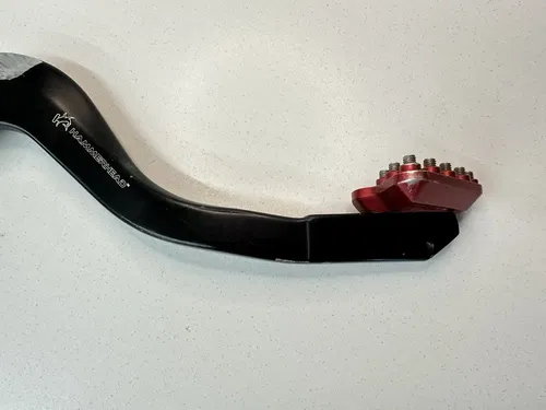 04-17 HONDA CRF250R / CRF250X HAMMERHEAD BLACK/RED REAR BRAKE PEDAL LEVER ARM