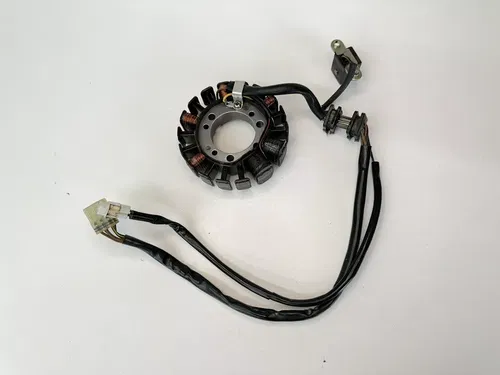 #2 OEM 87-04 KAWASAKI 250 MOJAVE ENGINE MOTOR STATOR GENERATOR W PICKUP COIL