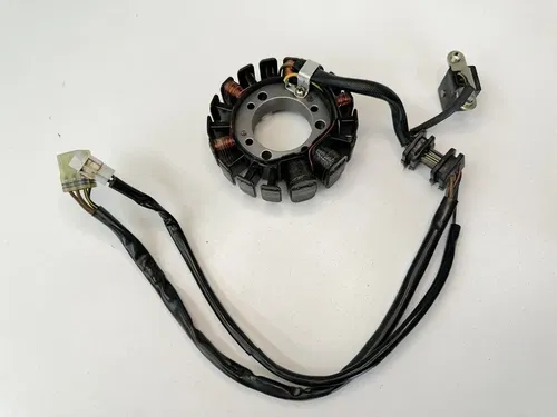 #2 OEM 87-04 KAWASAKI 250 MOJAVE ENGINE MOTOR STATOR GENERATOR W PICKUP COIL