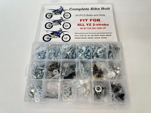 NEW 98+ YAMAHA YZ 85 125 250 WR250F WR450F WR 400 426 341 P BOLT & NUT KIT