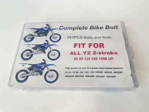 NEW 98+ YAMAHA YZ 85 125 250 WR250F WR450F WR 400 426 341 P BOLT & NUT KIT
