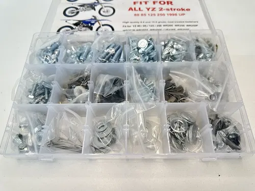 NEW 98+ YAMAHA YZ 85 125 250 WR250F WR450F WR 400 426 341 P BOLT & NUT KIT