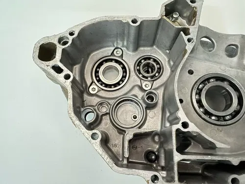 USED OEM 09 2009 KAWASAKI KX250F LEFT SIDE ENGINE MOTOR CASE CRANKCASE