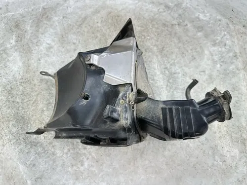 USED OEM 2008 08 HONDA CRF250R AIR FILTER CLEANER BOX W INTAKE DUCT ASSY