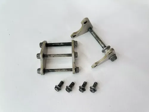 USED OEM 90-99 SUZUKI DR350 DR 350 ENGINE MOTOR UPPER & FRONT MOUNTS BRACKETS