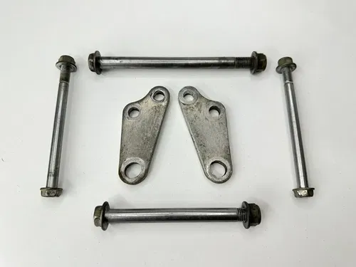USED OEM 06 07 KAWASAKI KX450F FRONT ENGINE MOTOR MOUNTS BRACKETS & BOLTS