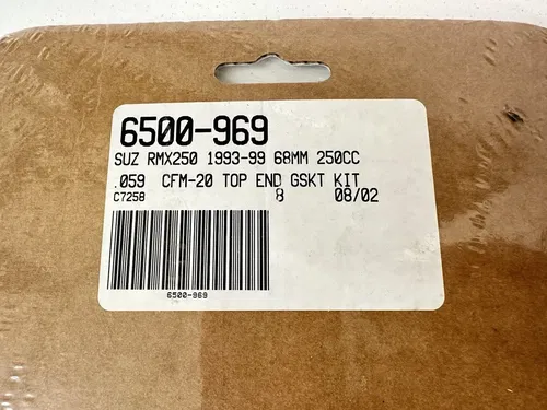 NEW 93-99 SUZUKI RMX250 RMX 250 COMETIC 68MM TOP END GASKET KIT C7258