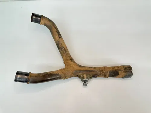 OEM 06 07 08 09 HONDA CRF250R CRF 250 STOCK EXHAUST MUFFLER JOINT Y MID PIPE