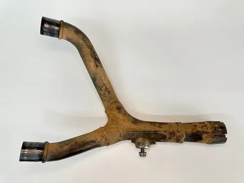 OEM 06 07 08 09 HONDA CRF250R CRF 250 STOCK EXHAUST MUFFLER JOINT Y MID PIPE