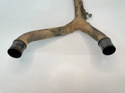 OEM 06 07 08 09 HONDA CRF250R CRF 250 STOCK EXHAUST MUFFLER JOINT Y MID PIPE