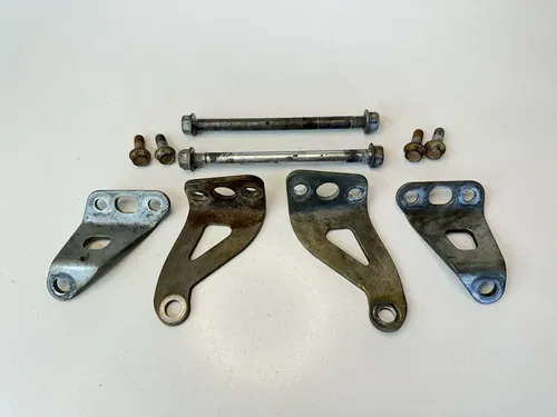 OEM 08-14 KAWASAKI KFX450R KFX 450 R ENGINE MOTOR MOUNT BRACKETS & HARDWARE