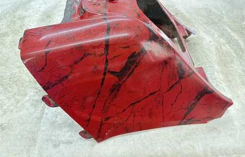 2009 09 KAWASAKI KFX700 KFX 700 V FORCE LAVA RED FRONT FENDER AIR BOX TANK COVER