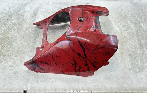 2009 09 KAWASAKI KFX700 KFX 700 V FORCE LAVA RED FRONT FENDER AIR BOX TANK COVER