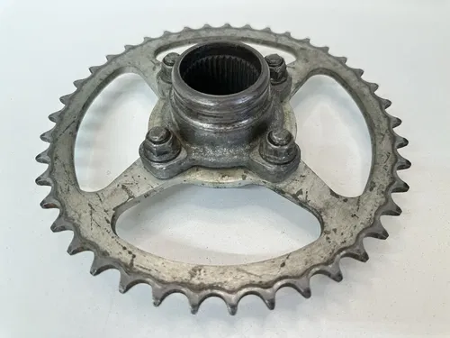 OEM 85-93 SUZUKI LT230 E S QUADRUNNER QUADSPORT REAR AXLE SPROCKET & HUB FLANGE