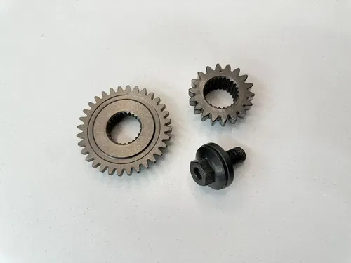 OEM 07 08 09 HONDA CRF250R CRANKSHAFT PRIMARY CLUTCH DRIVE BALANCE GEARS & BOLT