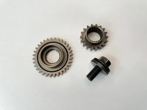 OEM 07 08 09 HONDA CRF250R CRANKSHAFT PRIMARY CLUTCH DRIVE BALANCE GEARS & BOLT