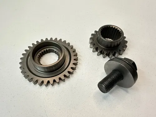 OEM 07 08 09 HONDA CRF250R CRANKSHAFT PRIMARY CLUTCH DRIVE BALANCE GEARS & BOLT