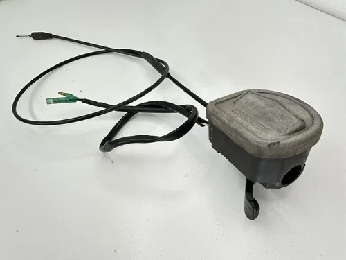 USED OEM 2007 07 POLARIS 200 SAWTOOTH THUMB THROTTLE & CABLE ASSY 2010402